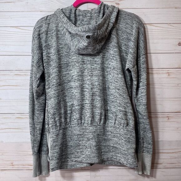 Athleta Womens  Heather Grey Batwing & Robin Thumbhole Full Zip Basic Jacket - Picture 15 of 16